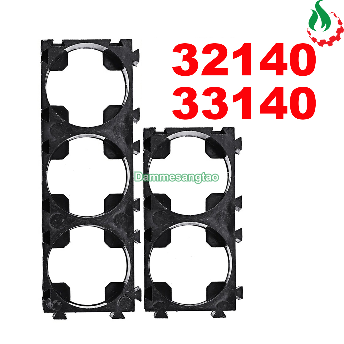 Khung cố định cell pin 32140 33140 nhựa ABS ghép nối nhiều cell K32140