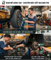 Bạn chớ vội dùng cờ lê xiết ốc xe nếu chưa biết máy siết bulong pin này!