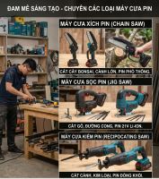 Máy cưa pin nên chọn loại nào?
