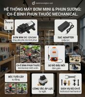 Muốn Chế Bình Phun Thuốc Pin “Cày Khỏe” Thì Chọn Loại Bơm Nào?