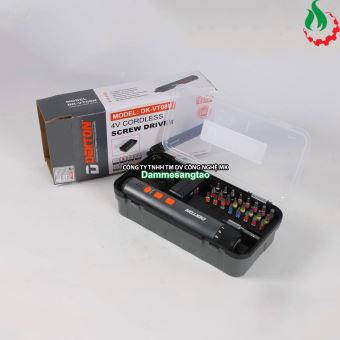 Máy vặn vít cấp trượt mini pin 4V Dekton DK-VT08N 8Nm