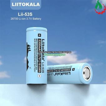 Cell Pin 26700 Liitokala Li-ion 3.7V 5300mah 4C - Xả 20A (Đầu lồi)