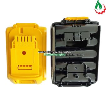 Vỏ pin Dewalt 18V sạc adapter và sạc zin (10 cell 18650)