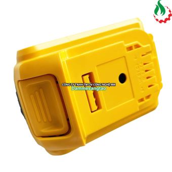 Vỏ pin Dewalt 18V sạc adapter và sạc zin (10 cell 18650)