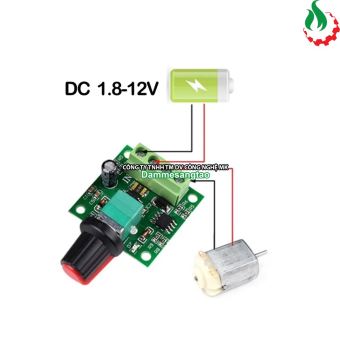 Mạch điều khiển tốc độ động cơ PWM 2A DC 1.8V-12V 1803BK