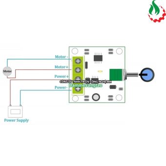 Mạch điều khiển tốc độ động cơ PWM 2A DC 1.8V-12V 1803BK