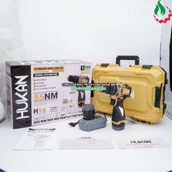 Máy khoan pin 16V HUKAN H16-G2C-Q2 55N.m