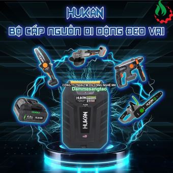 Bộ cấp nguồn di động (Đeo vai) Hukan HM21-G2-BCN50205 50cell Dung Lượng 20ah