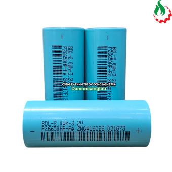 Cell pin sắt 26650 3.2V LiFePo4 2500mah 15C Xả 40A