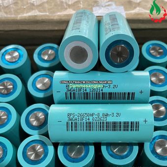 Cell pin sắt 26650 3.2V LiFePo4 2500mah 15C Xả 40A