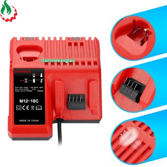 Sạc pin Mil 12V-18V nhận mạch zin