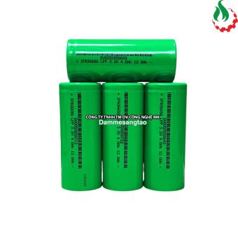 Cell pin sắt 26650 3.2V LiFePo4 4000mah 3C Xả 12A