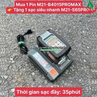 Pin DEKTON 21V M21-B4015PROMAX 4AH chân pin Makita