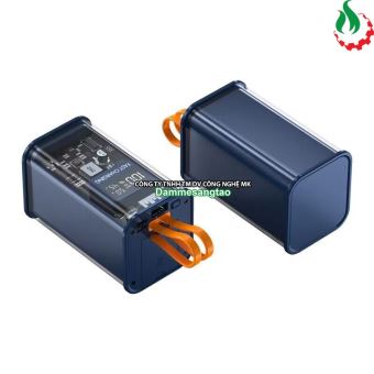 Box sạc dự phòng trong suốt 4 cell 21700 (DX138 - Vuông) sạc nhanh 22.5W