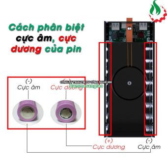 Box sạc dự phòng 40 cell 18650 (D40-PD-QI) sạc nhanh 22.5W