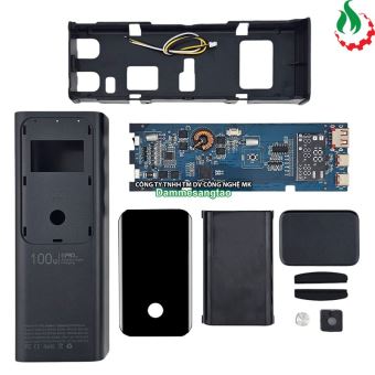 Box sạc dự phòng 4 cell 21700 (HT-K81) sạc nhanh 100W (Hổ trợ sạc Laptop)