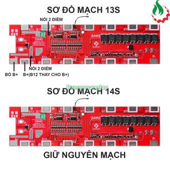 Hộp đựng pin xe điện 13S6P 48V 18650 có gioăng chống nước