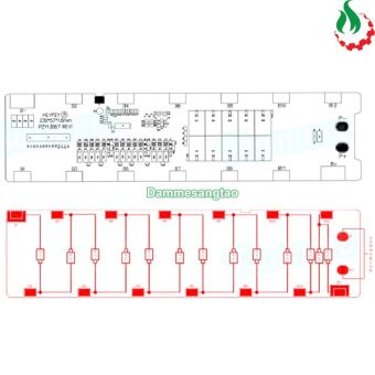 Hộp đựng pin xe điện 13S6P 48V 18650 có gioăng chống nước