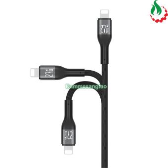 Cáp sạc nhanh Beston bọc dù Type-C sang Lightning chuẩn PD 27W cho Iphone - CLCL03