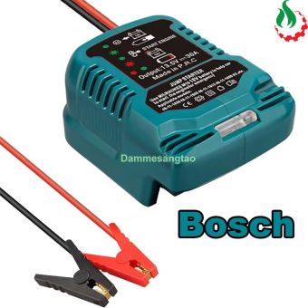 Đế chuyển pin Bosch - Makita - Milwaukee - Dewalt 18V ra kích bình ô tô