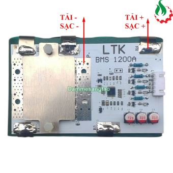 Mạch 4S 1280A 12V bảo vệ pin sắt Li-Fe 3.2V 26650 (Mạch kẽm vừa với pin 26650)