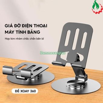 Giá đỡ điện thoại đa năng hợp kim nhôm xoay 360 độ