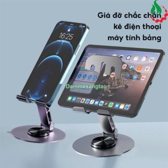 Giá đỡ điện thoại đa năng hợp kim nhôm xoay 360 độ