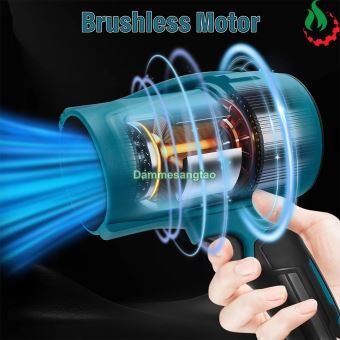 Máy thổi phản lực pin 18V 1500W không chổi than Turbo (Mẫu 2)