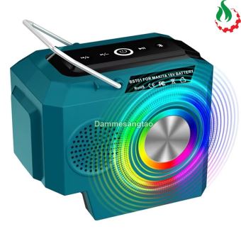 Loa Bluetooth USB Type-C dùng pin Makita 18V BST01 (Có cổng thẻ nhớ)