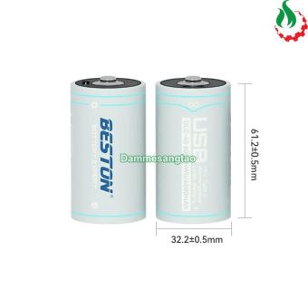 Pin sạc Beston 1.5V 6000mWh cổng sạc Type-C (DLC-40)