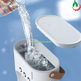Quạt phun sương Tích điện 2 tầng Đảo chiều có Remote (Dung tích 400ml)