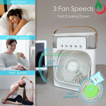Quạt phun sương Điều hoà không khí Dung tích 600ml