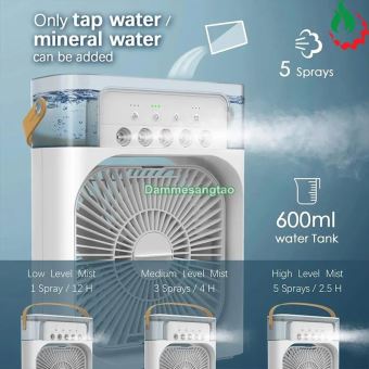 Quạt phun sương Điều hoà không khí Dung tích 600ml