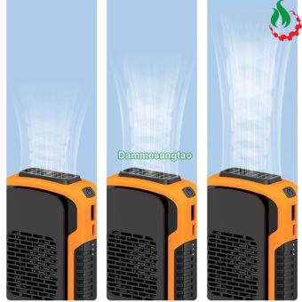 Quạt mini đeo thắt lưng pin 5000mAh (3 tốc độ gió)