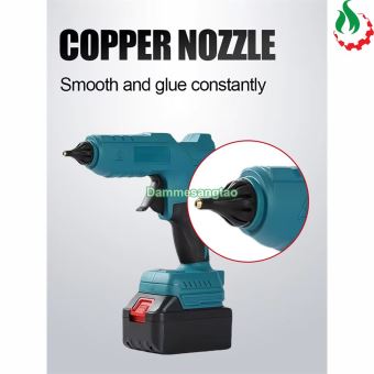 Máy bắn keo nến 18V chân pin phổ thông Mikita (Tặng kèm 2 keo nến)
