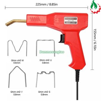 Máy hàn nhựa ô tô xe máy đa năng 220V (Tặng kèm phụ kiện 200 ghim)