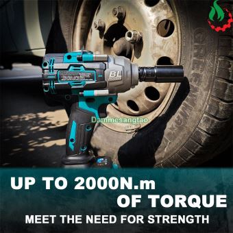 Máy siết bulong pin 18V Makita không chổi than 1000Nm (Mẫu 2)