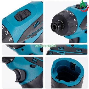 Máy bắn vít cấp trượt 12V động cơ chổi than