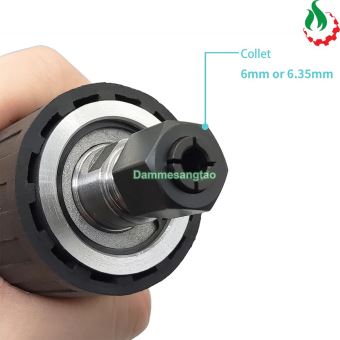 Máy mài khuôn pin 18V không chổi than chân pin makita