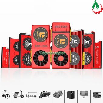 Mạch 20S 60V (73V) Daly bảo vệ pin sắt Li-Fe 3.2V xe điện