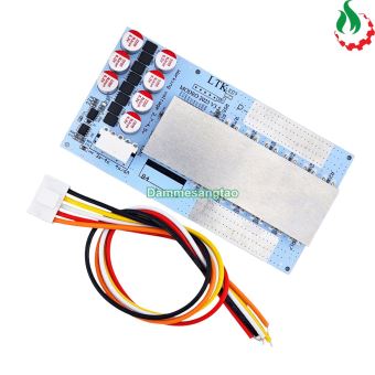 Mạch 4S 100A 12V (14.6V) pin sắt Li-Fe 3.2V tích hợp cân bằng chủ động 5.5A