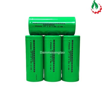 Cell pin sắt 26650 3.2V LiFePo4 4000mah 3C Xả 12A