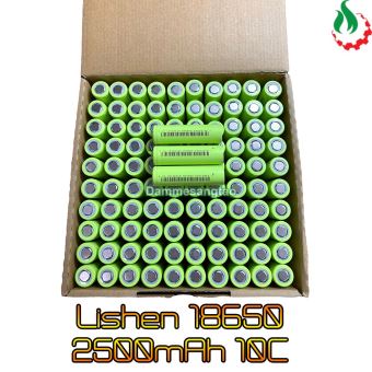 Cell pin 18650 Lishen 2500mah 12C-25A (Li-ion 3.7V)