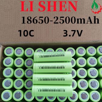 Cell pin 18650 Lishen 2500mah 12C-25A (Li-ion 3.7V)