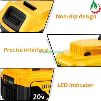 Pin Dewalt 18V 21700 Li-ion nhận sạc zin