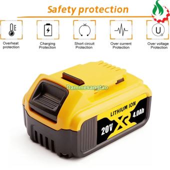 Pin Dewalt 18V 21700 Li-ion nhận sạc zin