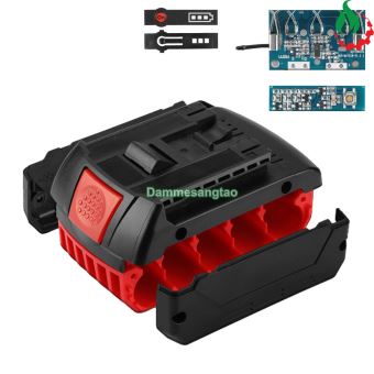 Vỏ pin Bosch 18V Li-ion 3.7V nhận sạc zin