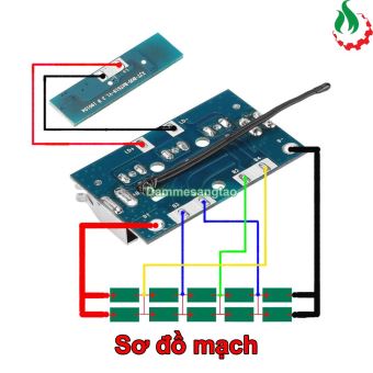 Vỏ pin Bosch 18V Li-ion 3.7V nhận sạc zin