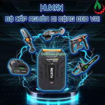 Bộ cấp nguồn di động (Đeo vai) Hukan HM21-G2-BCN50205 50cell Dung Lượng 20ah