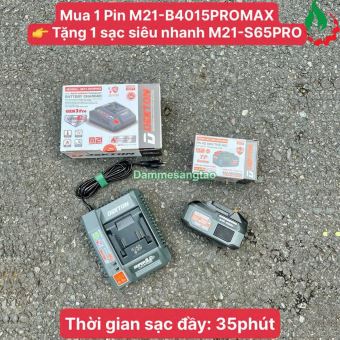 Pin DEKTON 21V M21-B4015PROMAX 4AH chân pin Makita